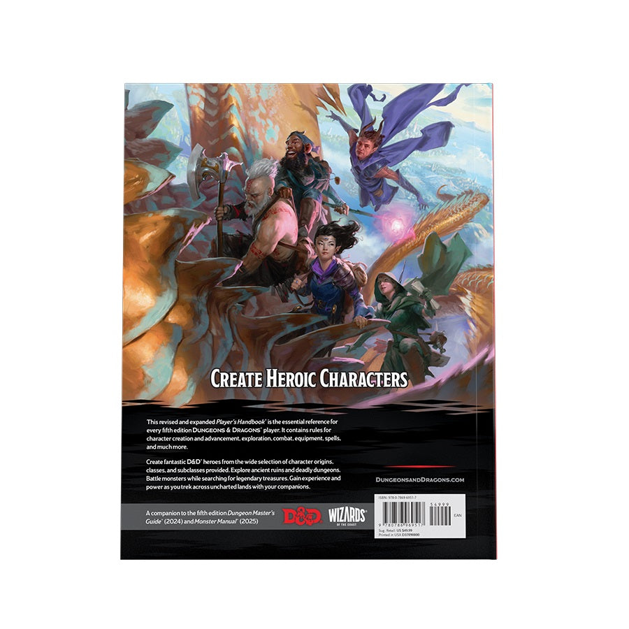 Dungeons & Dragons: Players Handbook Hardcover (2024)