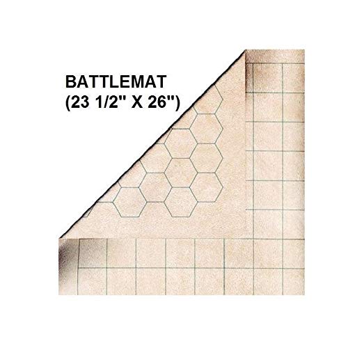 Chessex Reversible Battlemat 1 Squares and 1 Hexes
