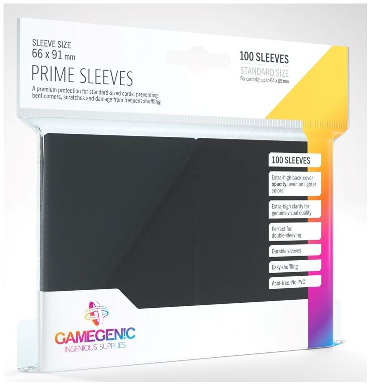 Gamegenic - Prime Card Sleeves (Black)