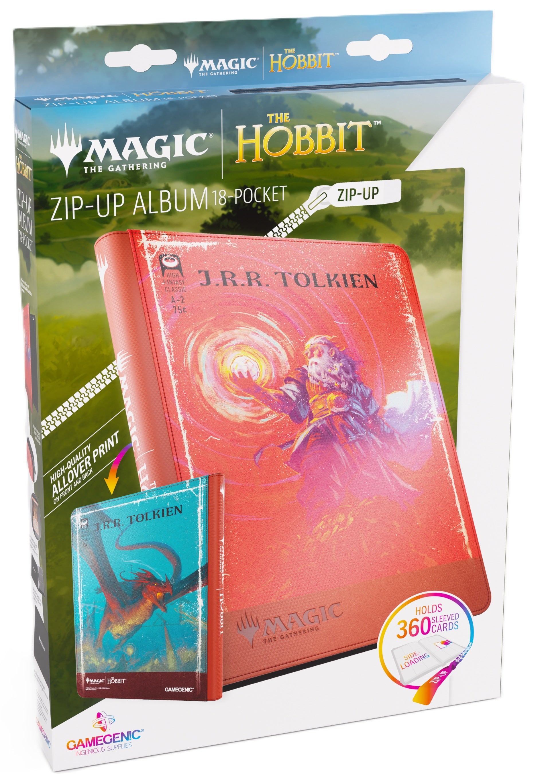 Gamegenic - Zip-Up Album 18-Pocket (MTG: The Hobbit)