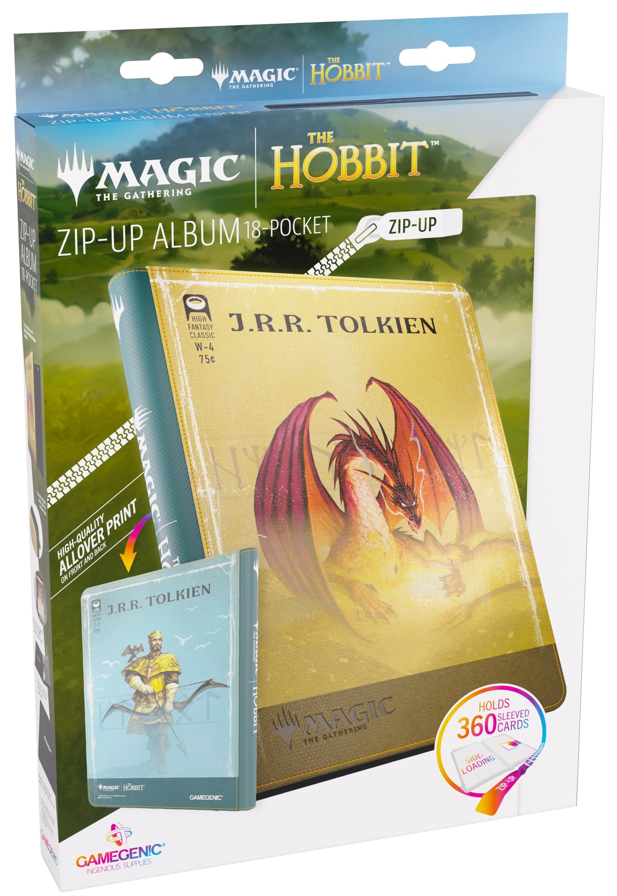 Gamegenic - Zip-Up Album 18-Pocket (MTG: The Hobbit)