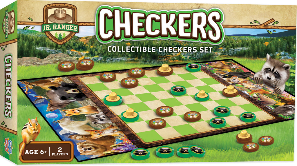 Masterpieces Checkers: Jr Ranger National Parks