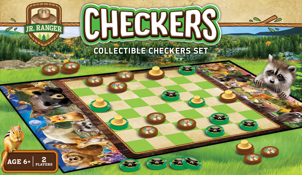 Masterpieces Checkers: Jr Ranger National Parks