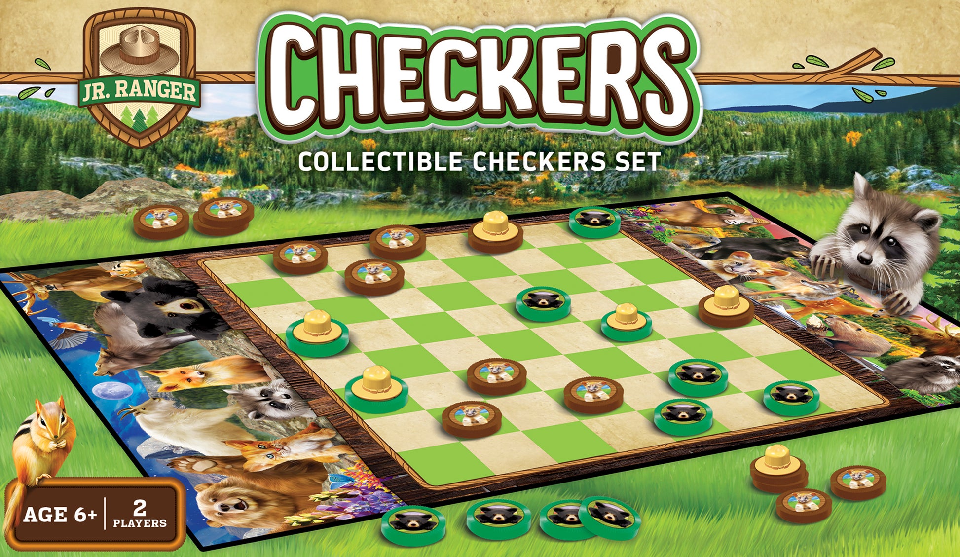 Masterpieces Checkers: Jr Ranger National Parks