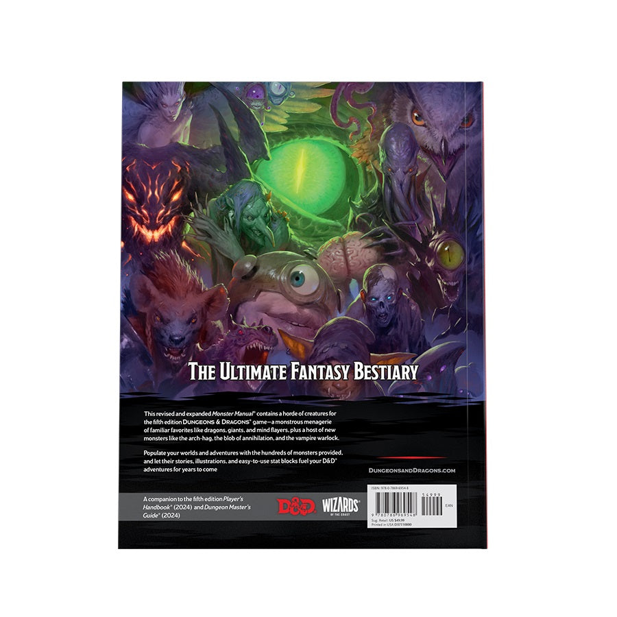 Dungeons & Dragons: Monster Manual Hardcover (2024)