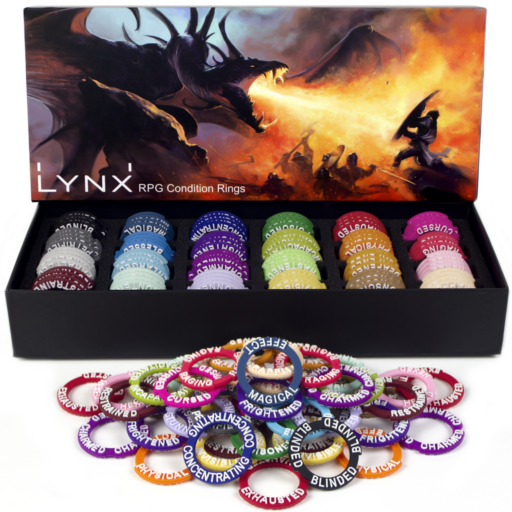 RPG Condition Rings set