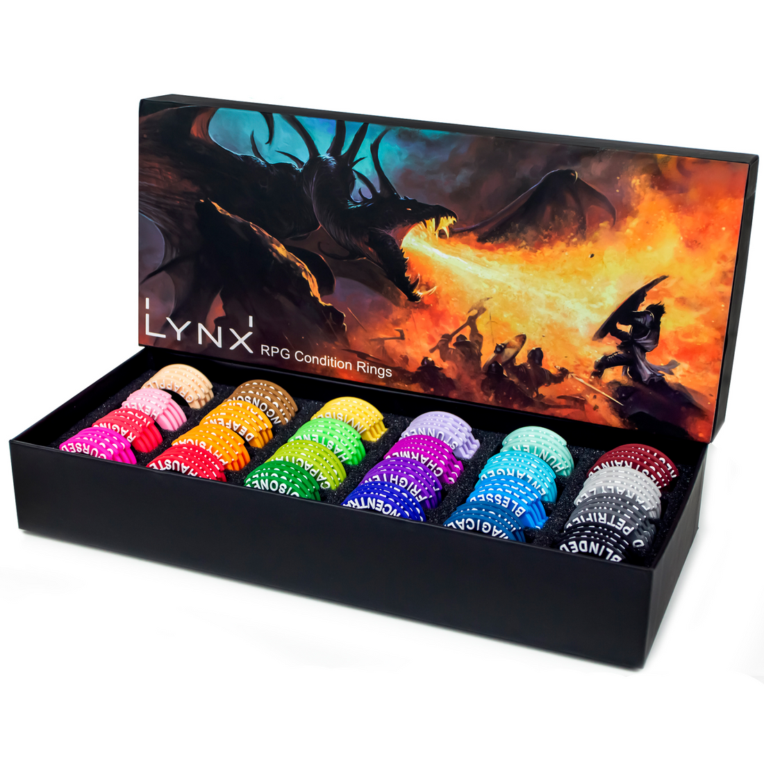 RPG Condition Rings set